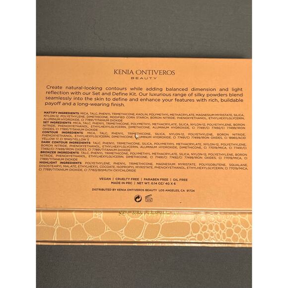 Kenia Ontiveros Beauty Set and
Define Kit Mattify set highlight contour bronze - Picture 6 of 6